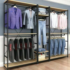 Cupboard Design Bedroom, Retail Wall Displays, Retail Clothing Racks, Clothing Rack Display, Store Shelves Design, Clothing Store Displays, Clothing Racks, Retail Store Interior Design, Clothing Store Interior