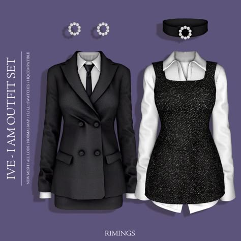 RIMINGS on Tumblr The Sims 4 Designer Clothes, Rimings Sims 4 Cc, Kpop Cc Sims 4, The Sims 4 Packs, Sims 4 Game Mods, Tumblr Sims 4, Cc Sims4, Sims 4 Cc Clothes, Sims 4 Gameplay