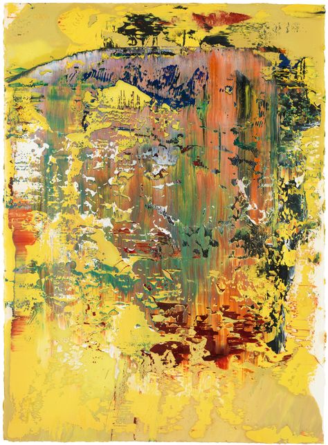 GERHARD RICHTER | 1ST MAY 1989 | Rembrandt to Richter | Sotheby's Gerhart Richter, Hitesh Durgani, Gerard Richter, Gerhard Richter Abstract, Gerhard Richter Painting, Colour Fields, Paint Themes, 1st May, Gustave Courbet