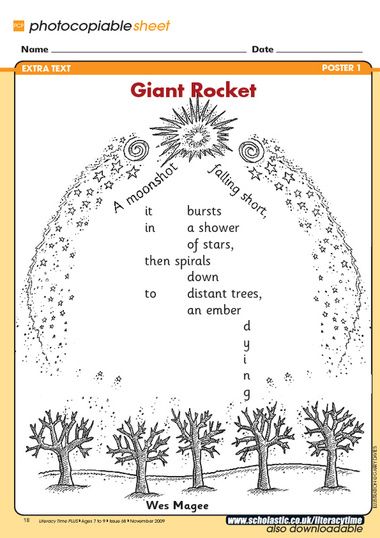 A great firework-themed shape poem by Wes Magee. Bonfire Night Poem, Firework Poems, Night Poem, Symmetry Activities, Shape Poems, Gunpowder Plot, Childrens Poems, Teaching Themes, Primary English