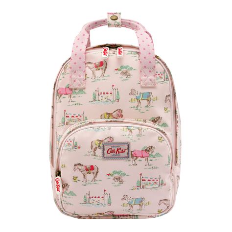 Pony Kids Medium Backpack | View All | CathKidston Kath Kidston, Cath Kidston Bags, Princesa Charlotte, Girl Pony, Botanical Fashion, Medium Backpack, Cute Backpacks, Pink Backpack, Cath Kidston