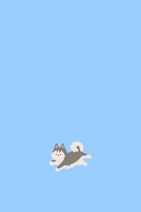 Husky :) Husky Cartoon Wallpaper, Cute Husky Wallpaper, Husky Wallpaper, Cute Puppy Wallpaper, Husky Funny, Puppy Wallpaper, Cute Blue Wallpaper, Cute Husky, Wallpaper Iphone Christmas