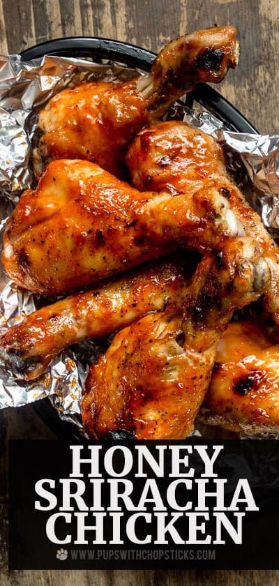 A super easy,  6 ingredient, sweet and spicy honey sriracha chicken recipe that's sweetened with a sticky honey sriracha glaze! Grilling and oven-roasted instructions included! #srirachachicken #chickenrecipes #spicychickenrecipes #honeysrirachachicken #asianchickenrecipes Honey Siracha Chicken, Asian Chicken Recipes Easy, Honey Siracha, Honey Sriracha Chicken, Asian Chicken Recipes, Sriracha Chicken, Keto Eating, Asian Noodle Recipes, Spicy Chicken Recipes