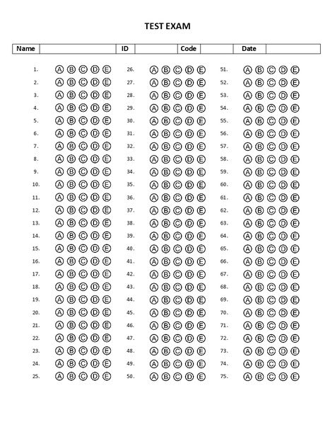 multiple choice exam paper template - Download this free printable multiple choice questionnaire template if you are a teacher and you want to create your multiple choice exam in a quick way. Multiple Choice Answer Sheet, Answer Sheet Template, Exam Template, Choice Template, Bubble Sheet, Hd Happy Birthday Images, Loyalty Card Template, Free Planner Templates, Questionnaire Template