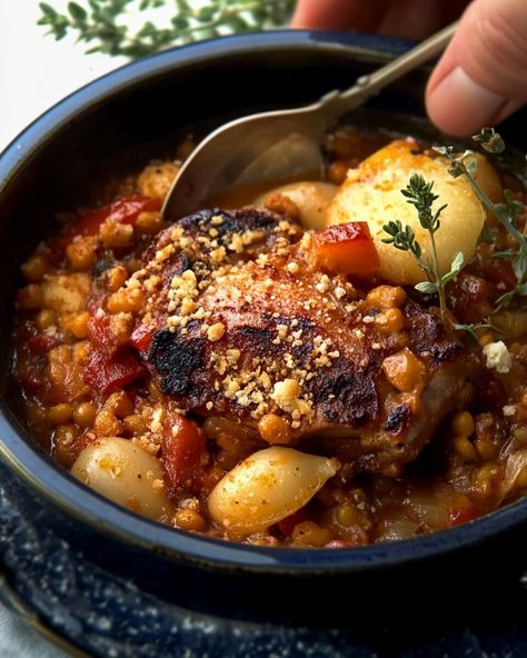 Weekday Cassoulet - knedir Recipes Cassoulet Recipe French, Cassolette Recipe, Pork Cassoulet Recipe, Vegetarian Cassoulet Recipe, Cassoulet Recipe Easy, French Cassoulet Recipe, Staub Recipe, Cassoulet Recipe, Cocotte Recipe