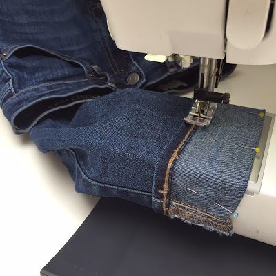 Fixing Jeans, Shorten Jeans, Hemming Pants, Hemming Jeans, Jeans Tutorial, Sewing Hems, Denim Repair, Sew Sweetness, Original Hem