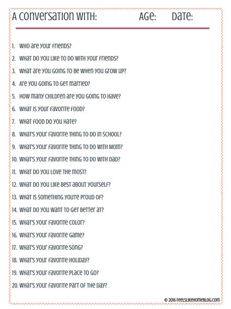 Share Tweet Pin Mail I spent all weekend cleaning up blog posts. My recipe plugin hadn’t been updated in over a year, and it ... Weekend Cleaning, Birthday Interview, Kids Questions, Fun Conversation Starters, 20 Questions, How Many Kids, Interview Questions, Conversation Starters, Memory Books