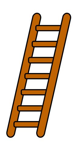 cartooon ladder! Letter L Crafts, Hand Washing Poster, Safari Baby Shower Boy, Melonheadz Clipart, Mystery Word, Old Ladder, Safari Baby Shower, Fire Safety, Learn How To Draw