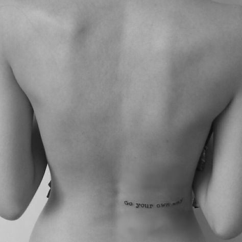 Song Lyric Tattoos, Soul Tattoo, Number Tattoos, Lyric Tattoos, Cat Tattoos, Inspiration Tattoos, Go Your Own Way, Tiny Tattoo, Music Tattoos