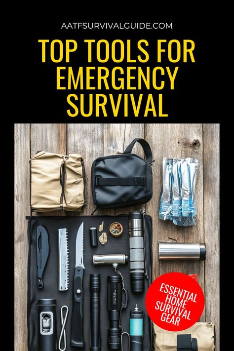 Preparedness starts with the right tools! Explore the essential gear every home should have to handle emergencies and stay safe. Preppers List, Survival Prepping Diy, Doomsday Prepper, Doomsday Preppers, Doomsday Survival, Survival Skills Life Hacks, Emergency Plan, Emergency Supplies, Emergency Prepping