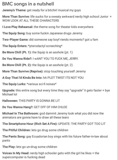 i actually died when i read the pants song one omg fuTURE FATHER IN LAW HAHSJDKSJJAJDS Michael Mell X Jeremy Heere, Boyf Riends, Musical Jokes, George Salazar, Will Roland, Michael Mell, Be More Chill Musical, Be More Chill, Musical Plays