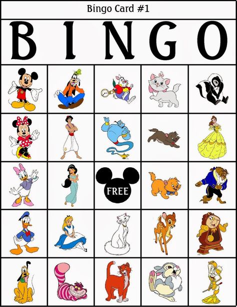 Bingo de Personajes Disney, para Imprimir Gratis. Disney Theme Games Activities, Preschool Disney Theme, Disney Bingo Printable Free, Disney Week Summer Camp Activities, Disney Games Party, Disney Day Kindergarten, Disney Classroom Activities, Disney Themed Activities For Kids, Disney Preschool Activities