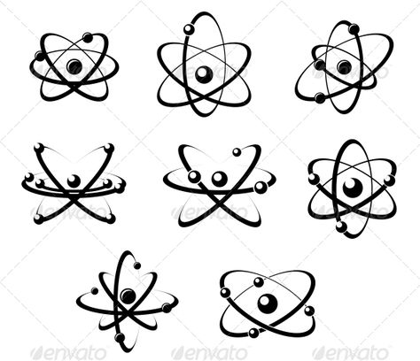 Atom Tattoo, Chemistry Tattoo, Science Symbols, Science Tattoo, Science Tattoos, Tatuagem Masculina Pequena, Pinstriping Designs, Finger Tattoo, Escape Game