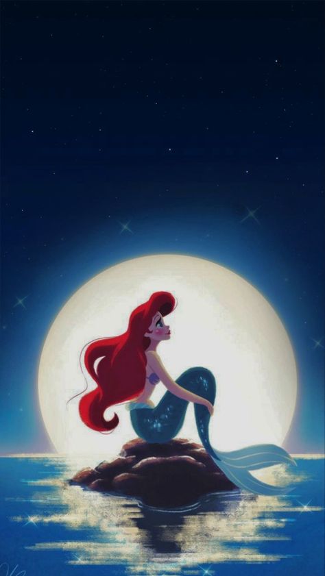 Ocean Beach Aesthetic, Disney Mural, Ariel Wallpaper, Little Mermaid Wallpaper, Mermaid Wallpaper, Lil Mermaid, Disney Doodles, Little Mermaid Birthday Party, The Little Mermaid 1989