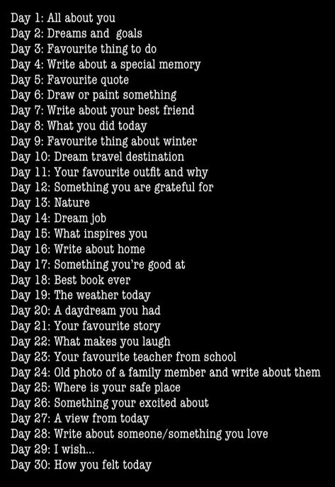 30 Day Writing Challenge | Writing therapy, Writing challenge, Journal writing prompts Journal Prompt List, What To Write In Your Diary Ideas, 30 Writing Challenge, Writing Challenge Journal, Daily Writing Challenge Journal Prompts, Creative Writing Journal Prompts, Journal Prompts Lists Ideas, Things To Write In My Diary, How To Write Daily Diary