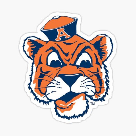 Tiger Sticker, Cleaning Wood, Logo Emblem, Auburn University, Mascot Logo, Auburn Tigers, Wall Decor Stickers, Emblem Logo, Vintage Logo