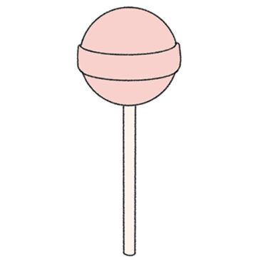 How to Draw a Lollipop How To Draw Lollipop, Chupa Chups Drawing, Lollipop Aesthetic Drawing, Watercolor Lollipop Tutorial, Lollipop Drawing, Good Looking Food, Lollipop Cartoon, Draw Food, How To Make Drawing