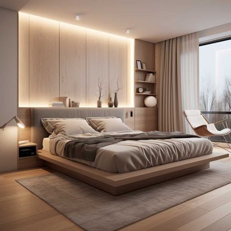 Neutral Master Bedrooms With Pop Of Color, Japandi Bedroom, Bedroom 2024, Luxury Room, 2024 Ideas, Modern Luxury Bedroom, Luxurious Hotel, Luxury Bedroom Design, Bloxburg Ideas