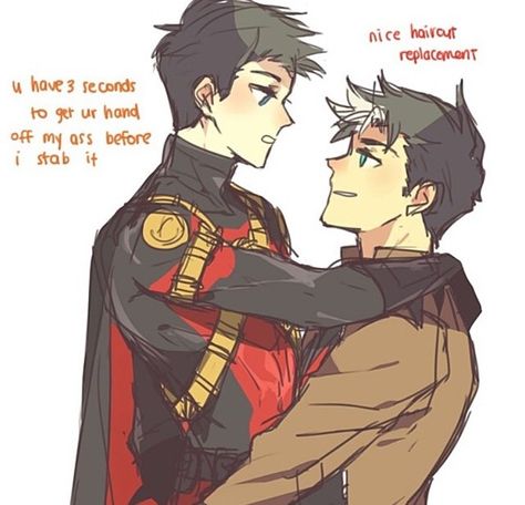 Jason x Tim Conner And Jon Kent, Conner Kent X Tim Drake, Timkon Fanart, Superboy X Robin, Batman Printables, Batman Anime, Conner Kent, Batman Quotes, Batman Christian Bale