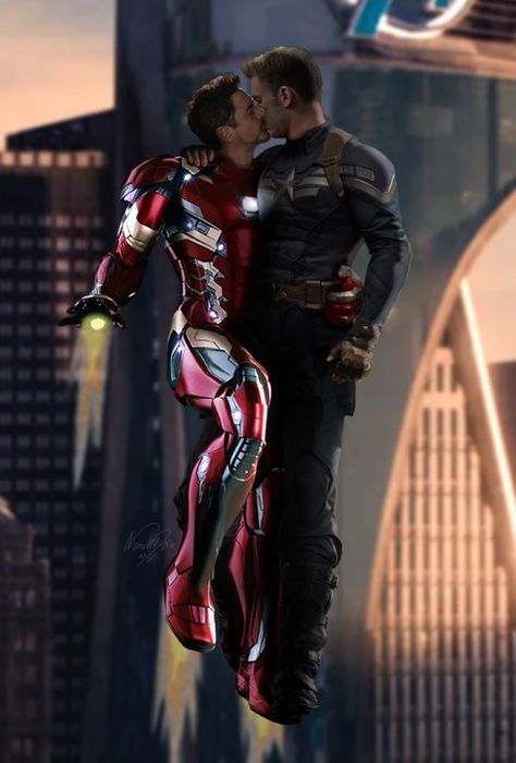 Help I ship this now But seriously in the first avengers when Tony almost dies and Cap is leaning over him I just I shouldnt Stony Avengers, Stony Superfamily, Marvel Ships, Baby Avengers, Superfamily Avengers, Marvel Couples, Steve And Tony, Iron Man Captain America, Couple Wallpaper