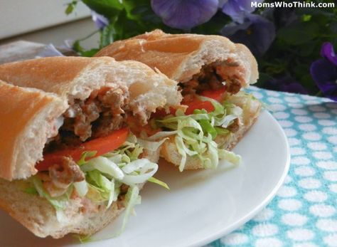 Taco Sandwich Recipe Sub Sandwich, 30 Minute Meals Easy, Soft Tacos, Think Food, Sloppy Joes, 30 Minute Meals, Wrap Sandwiches, Sandwich Recipes, Om Nom