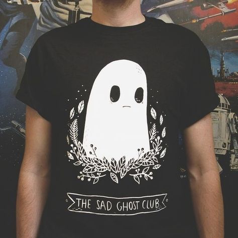 Ghost Tee, Goth Look, Baby Tees Y2k, Y2k Baby Tee, Club T Shirt, Tumblr Outfits, Tumblr Fashion, Cheap T Shirts, Indie Outfits