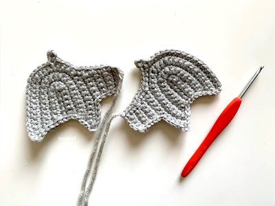 Crochet Bat · Amigurumi Pattern Review - Sweet Softies | Amigurumi and Crochet Amigurumi Wings Free Pattern, Bat Wing Crochet, Crochet Bat Wings, Wings Tutorial, Crochet Bat, Grey Fur, Medium Weight Yarn, Crochet Creations, Needle Point