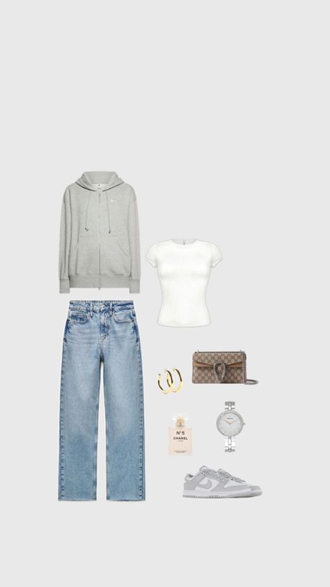 dunk grey Grey Dunks Outfit, Grey Dunks, Dunks Outfit, Fitness Inspo, Fit Inspo, Ootd, Outfit Ideas, Grey, Clothes