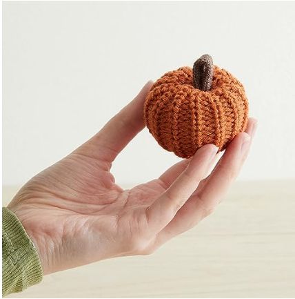 Mini Knit Pumpkins - Set of 12, Fall Pumpkin Decor, Bowl Fillers, Shelf Decor Accents, Fall Wedding Decor, Cozy Gift for Her Mini Pumpkins Decor, Centrepiece Wedding, Knit Pumpkins, Gift For Hostess, Table Bowl, Pumpkin Books, Fuzzy Texture, Holiday Mantel, Pumpkin Gift