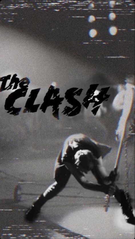 The Clash Band Poster, The Clash Wallpapers, Rock Bands Posters, Punk Band Posters, 80s Music Posters, The Clash Aesthetic, The Clash Album Covers, The Clash Tattoo, The Clash Logo