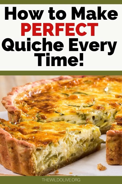 Quiche Without Crust Recipes, Recipe For Quiche, Impossible Quiche Recipes, The Best Quiche Ever, Low Sodium Quiche Recipes, Quiche Without Crust, Quiche Recipes Homemade Crust, Quiches Recipes Easy, How To Make Quiche Easy