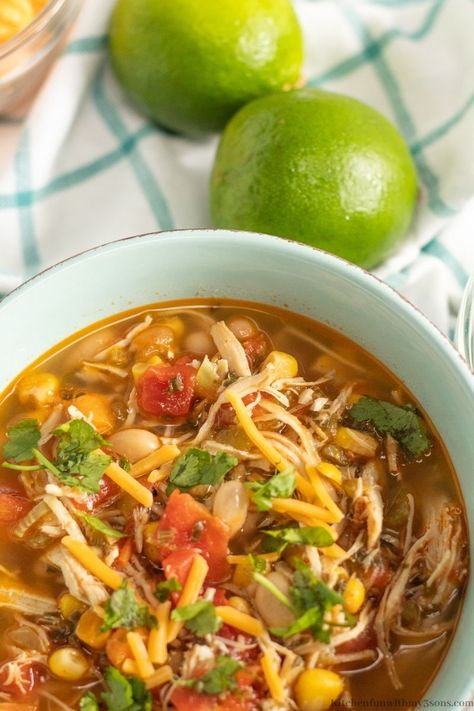 Instant Pot Chili Lime Chicken Soup Lime Chicken Soup, Chicken Lime Soup, Cheesesteak Soup, Almond Soup, Chicken Lime, Lime Soup, Instant Pot Chili, Chili Lime Chicken, Cheese Burger Soup Recipes