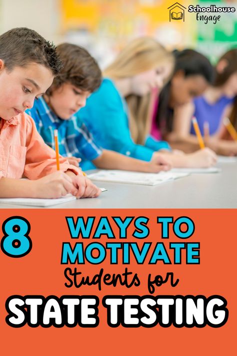 Great ideas to help students stay motivated for state testing. Testing Motivation For Students Posters, Motivational Quotes For Students Testing, State Testing Themes For Elementary, Fun Things To Do After State Testing, Standardized Testing Motivation, State Testing Motivation, Growth Mindset Videos, Growth Mindset Lessons, Motivational Notes