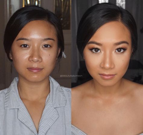 The correct placement of darkness and light can really open up the smallest eyes.   For makeup and hair bookings, please email beautybybonbon@gmail.com  #asianeyes #asianmakeup #asianmakeupartist #monolidmakeup #monolid #monolideyes Makeup For Hooded Eyes Asian, Make Up Ideas For Asian Eyes, Monolid Glam Makeup, Asian Hooded Eyes Makeup, Asian Bridal Makeup Monolid, Monolid Wedding Makeup, Hooded Asian Eye Makeup, Monolid Makeup Looks, Bridal Makeup Hooded Eyes