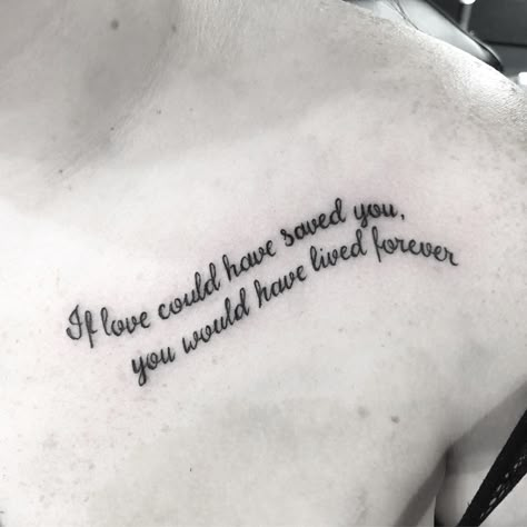 I’d Love Could Have Saved You Tattoo, If Loved Could Have Saved You Quote, I’d Love Could Have Saved You, Tattoos For Husband Memorial, Tattoos Representing Lost Loved Ones, Tattoos To Get When Someone Dies, A Piece Of My Heart Lives In Heaven Tattoo, Husband Passing Tattoo, Memory Of Grandparents Tattoo