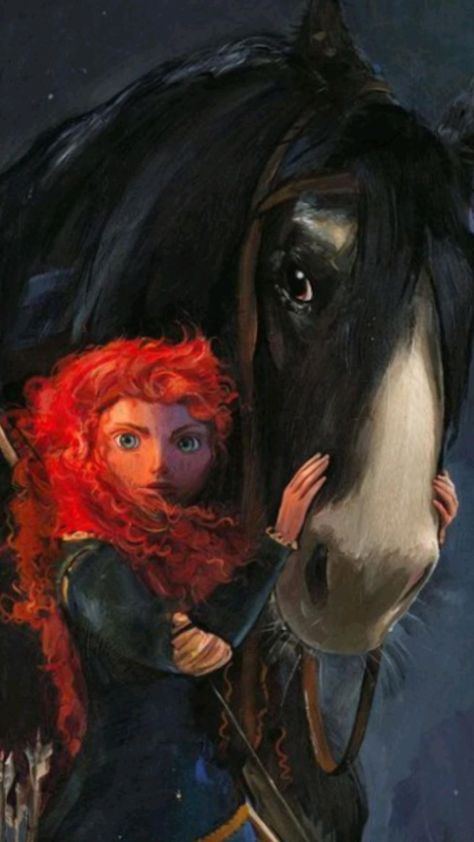 Disney Amor, Princess Merida, Disney Paintings, Disney Brave, Disney Fine Art, Images Disney, Wallpaper Disney, Karakter Disney, Pinturas Disney