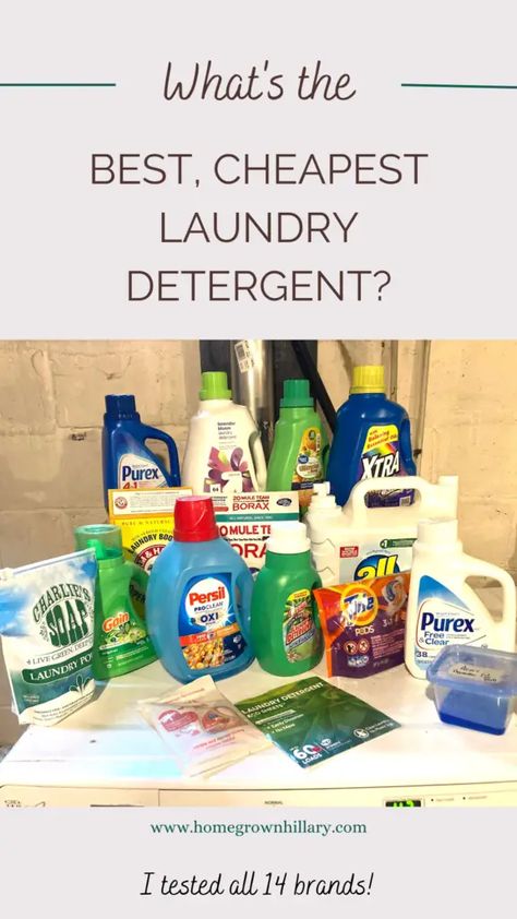 best cheapest laundry detergent Best Laundry Detergent Combinations, Laundry Detergent Brands, Homemade Detergent, Baby Stains, Best Laundry Detergent, Detergent Brands, Frugal Mom, Food Stains, Best Commercials