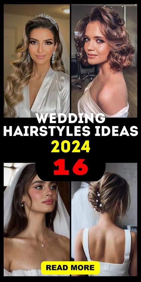 2024 Wedding Hairstyles 16 Ideas: Bridal Beauty Unveiled Bride Hairstyles Updo, South Indian Wedding Hairstyles, Wedding Hair Trends, Bridal Hair Down, Short Hair Bride, Chic Bob, Wedding Hairstyles For Medium Hair, Simple Updo, Elegant Updos