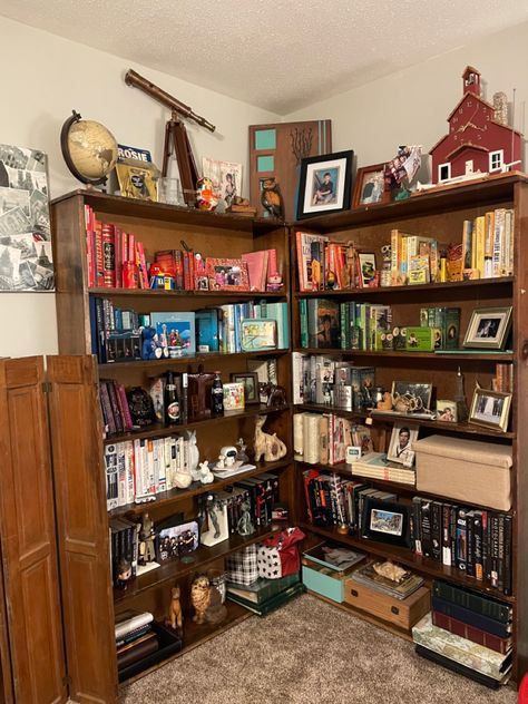 Rainbow Bookcase, Rainbow Bookshelves, Vibrant Academia, Rainbow Bookshelf, Bookshelf Ideas, Book Shelves, Book Shelf, Room Inspo, Bookstore