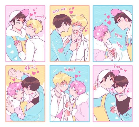 Nerd Boyfriend, Boyfriend Wallpaper, Lgbt Art, Webtoon Comics, Anime Boyfriend, Gay Art, Cute Anime Guys, Anime Boy