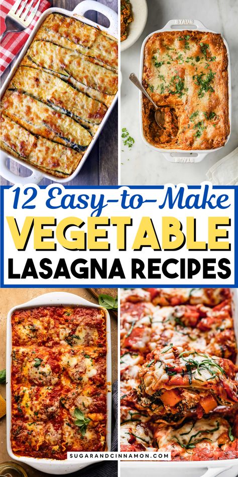 Try these mouthwatering vegetable lasagna recipes for a hearty and healthy meal! 🥕🍅 Packed with veggies and layered with cheesy goodness, these dishes are sure to please. Perfect for both vegetarians and lasagna lovers alike! Don’t forget to save this pin for dinner inspiration! 📌🍴 Lasagna With Veggies And Meat, Healthy Veggie Lasagna, Hidden Veggie Lasagna, Meat And Veggie Lasagna Recipe, Whole 30 Lasagna, Veggie Lasagna Recipe Easy, Healthy Lasagna Rolls, Easy Vegetable Lasagna, Veggie Lasagna Recipe