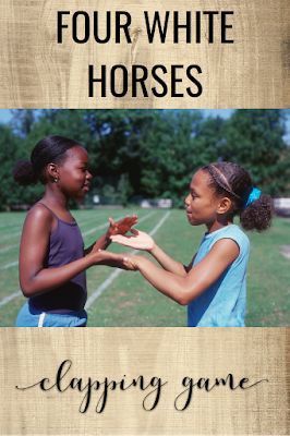 Four White Horses | The Yellow Brick Road Hand Clapping Songs, Hand Clapping Games For Kids, Song Games, Middle School Music Classroom, Hand Clapping Games, Clapping Games, Music Education Activities, Music Class Activities, Singing Games