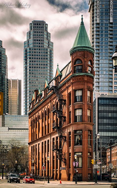 Gooderham Building, Building Sketches, Building Sketch, Flatiron Building, World Cities, Shahrukh Khan, Time Capsule, Places And Spaces, Scenic Views