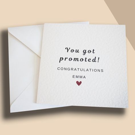 Congratulations Promotion Card for Friend - Promotion Card For Colleague -New Job Card for Coworker -  So Proud of You Card- Well Done Gift Congratulations Promotion, Promotion Cards Congratulations, Promotion Card, New Job Card, So Proud Of You, Spelling And Grammar, Well Done, Proud Of You, So Proud