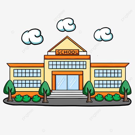 kartun,sekolah,bus sekolah,bangunan sekolah,bangunan sekolah,kampus,belajar,kelas School Background Illustration, School Cartoon Building, A School Building, Building Clipart, Bus Sekolah, Bus Clipart, Student Cleaning, Building Cartoon, Clean Classroom