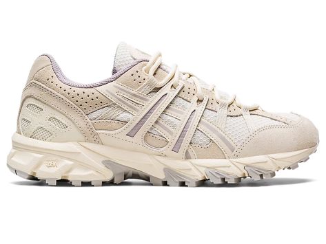 Women's GEL-SONOMA 15-50 | Cream/Cream | Sportstyle Shoes | ASICS Cross Country Spikes, Gel Sonoma, Shoes Asics, Sustainable Leather, Walk This Way, Jelly Shoes, Swag Shoes, Trail Shoes, Asics Gel