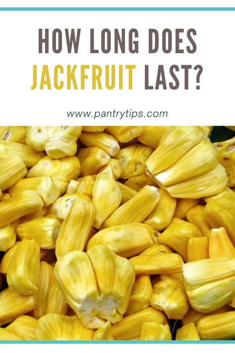 Find out how long jackfruit last. How to store jackfruit and ways to keep them fresh longer. #jackfruit #fruit How To Cook Fresh Jackfruit, Jack Fruit Benefits, Fresh Jackfruit Recipes, Jack Fruit Recipes, Jackfruit Benefits, How To Cook Jackfruit, Jackfruit Seeds, Homestead Diy, Canned Jackfruit