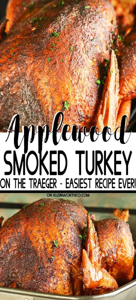 Smoked Turkey Recipes Thanksgiving, Bake A Turkey, Traeger Turkey, Turkey In The Oven, Smoker Grill Recipes, Traeger Cooking, Pellet Smoker Recipes, Easy Turkey Recipes, Traeger Grill Recipes