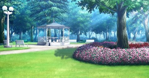 Gacha Backyard Background, Anime Park Scenery, Gacha Club Background Outside, Anime Background Outside, Senarios Anime, Gacha Outside Background, Background Images Anime, Gacha Life Backgrounds Outside, Anime Backgrounds Landscape