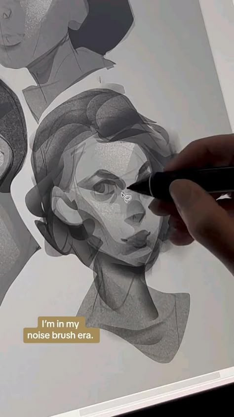 Digital Drawing Process, Digital Pencil Sketch, Digital Illustration Tutorial Procreate, Digital Art Tutorial Krita, Chello Drawing, Arcane Art Book, Loish Tutorial, Art Museum Drawing, Digital Art Step By Step